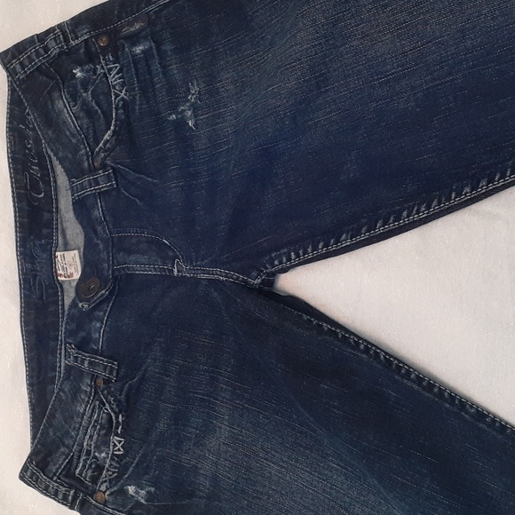 🛍Silver Jeans,Tuesday, Sz 30 straight leg distressed low rise blue  jeans.    … - Picture 2 of 13